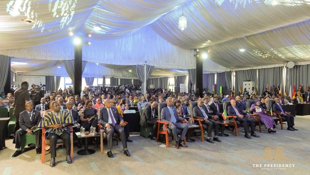 DrAliHajiadam's tweet photo. Honored to represent H.E. President Hassan Sheikh Mohamud at the 20th Extraordinary African Union Summit on Health in Accra, Ghana. I reaffirmed Somalia’s commitment to strengthening Primary Health Care as the foundation for resilient health systems, expanding equitable access to quality healthcare, and advancing Universal Health Coverage across Africa. #AUSummit