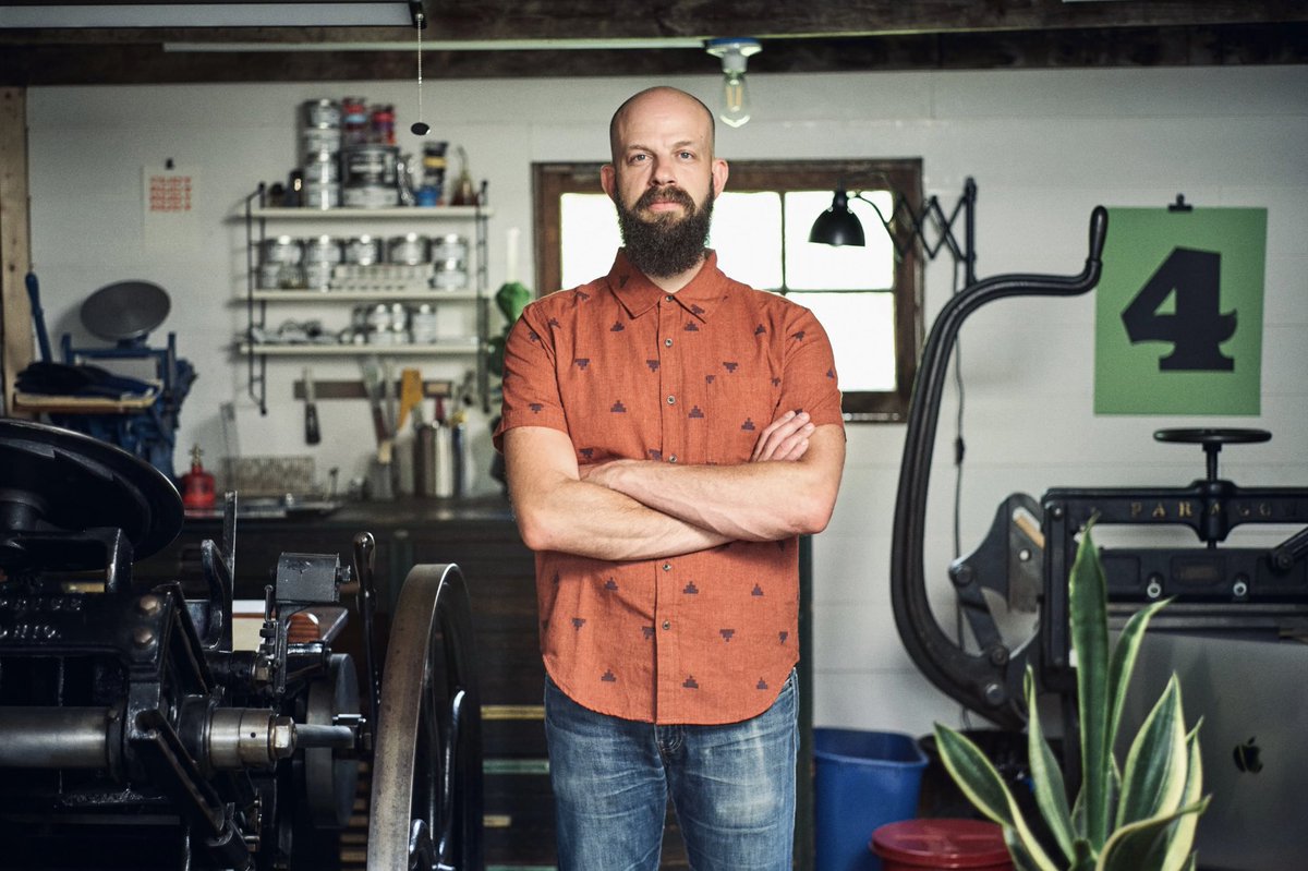 SVA_News's tweet photo. Meet Jesse Kirsch (BFA 2008 Graphic Design), an SVA alumnus whose studio, No Plan, has designs woven throughout the culture and streetscapes of Takoma Park, Maryland. Read about Kirsch's work in an article from SVA’s magazine, the Visual Arts Journal.  https://t.co/iseg7yUrtM https://t.co/VnDICizAyv