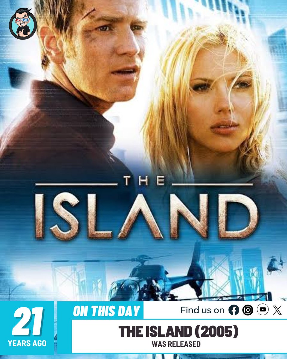 joblocom's tweet photo. The Island (2005) was released 21 years ago! 🎥
#TheIslandMovie #EwanMcGregor #ScarlettJohansson #MichaelBay https://t.co/romalk5rje