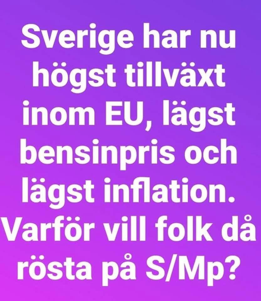 nordal_lars's tweet photo. Den Svensk som lägger sin röst på sosseriet lider av självskadebeteende. https://t.co/Y78lqPgeQ8