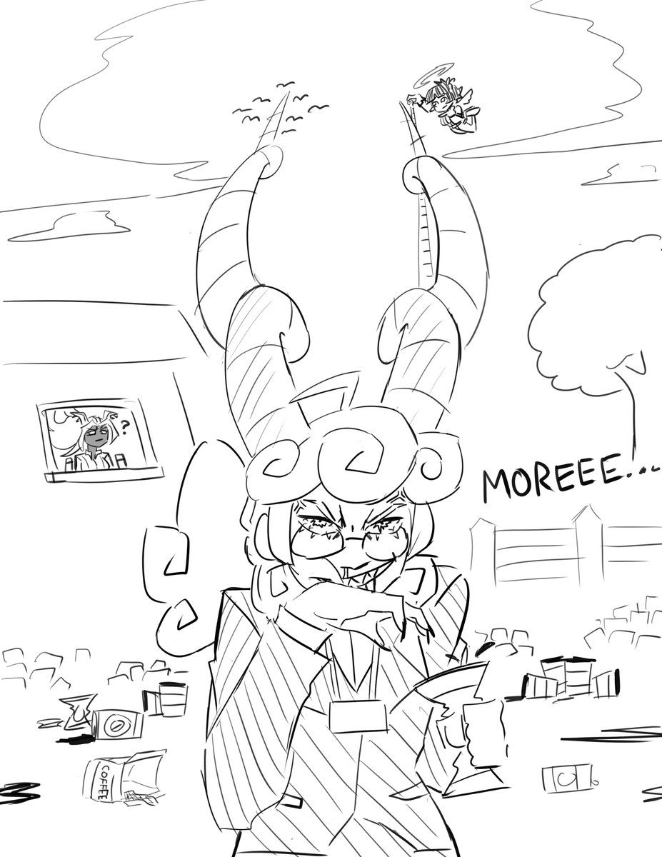 Bacterio_phage0's tweet photo. I exist to draw Pandemonica and Azazel everyday... #helltaker  or whatever (1/?) https://t.co/OeLQIrNCMK