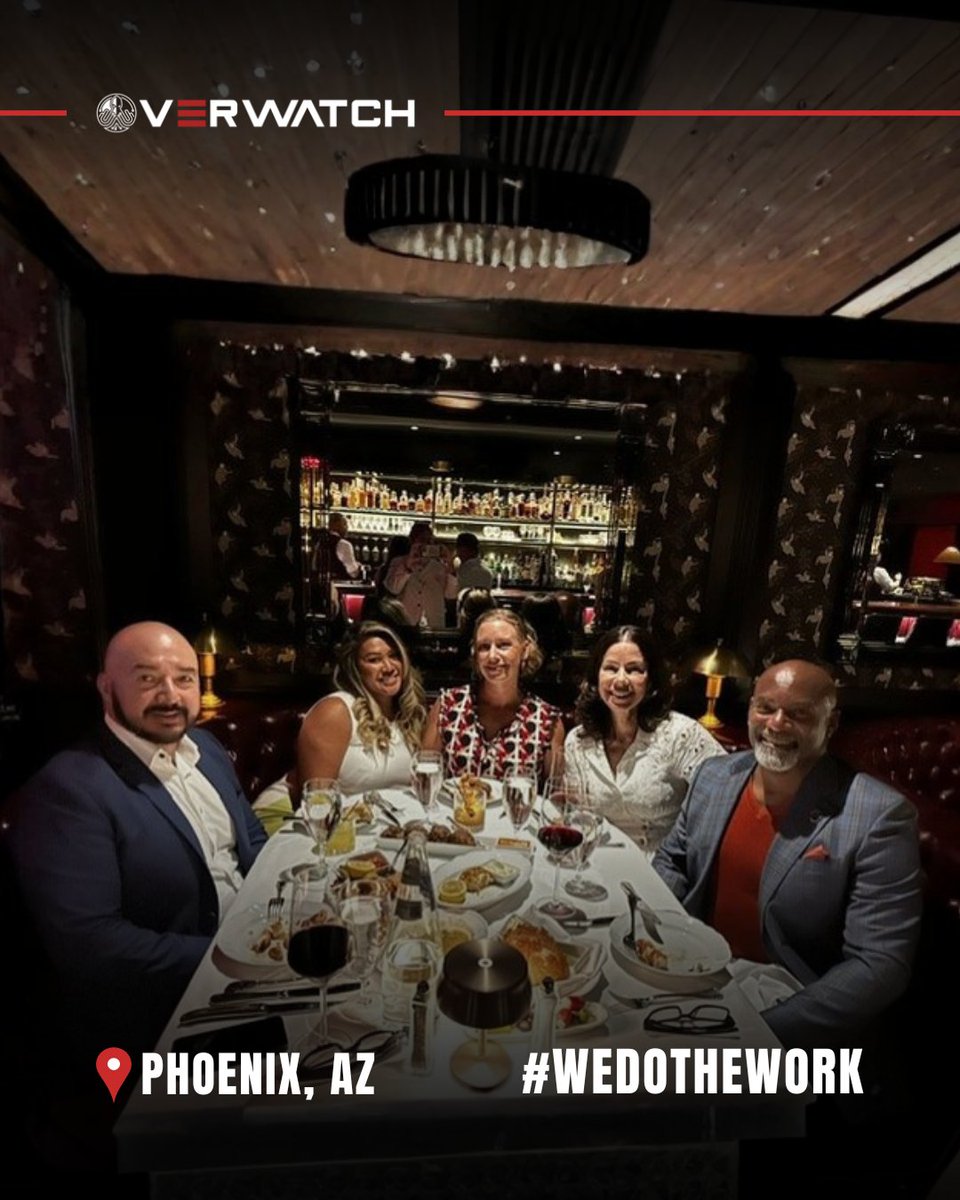 OverwatchMC1's tweet photo. Statesville, Phoenix, Dallas: Gary Nunn closing out busy days with a different team in every city.
Trust gets built on the job. It gets reinforced at the table.
#WeDoTheWork #WeAreOverwatch https://t.co/87AaixmrDh