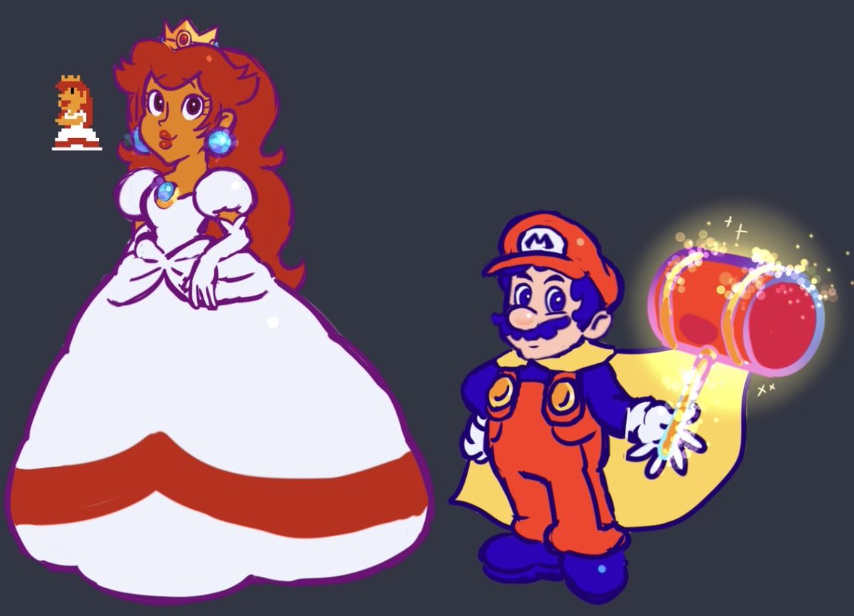 UnluckyClover0's tweet photo. #supermario x #deltaruneㅤ https://t.co/3I3P4eQgDO