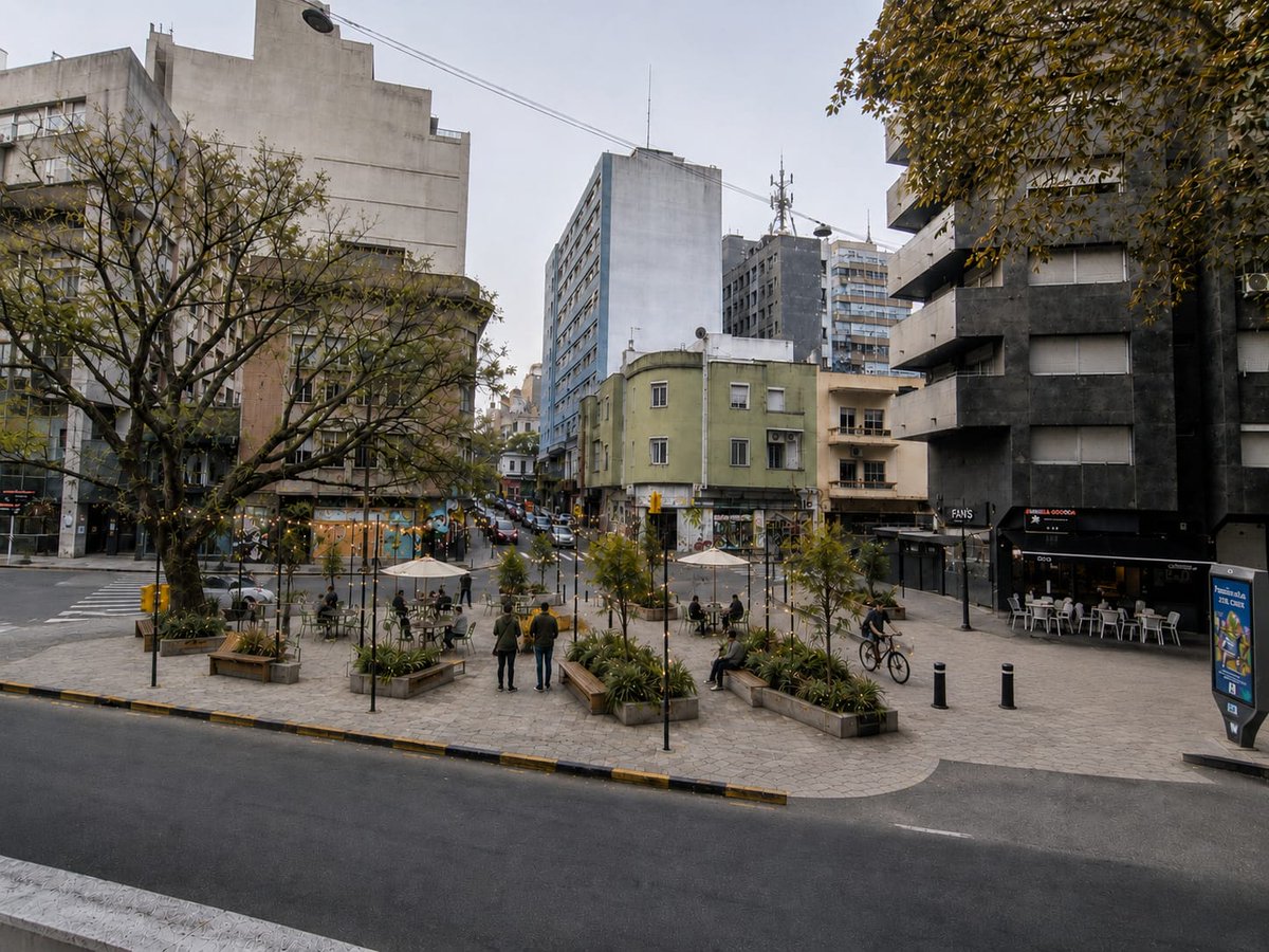 CiudadAbiertaUY's tweet photo. ¿Qué pasa si querés construir una ciudad de manzanas cuadradas, pero el terreno tiene arroyos, crestas y desniveles?

Terminás con diagonales y muchas plazas triangulares. Montevideo tiene decenas pero no las aprovechamos.

Por eso presentamos este proyecto piloto para @ppmvd 
🧵 https://t.co/loz4SKwHvc
