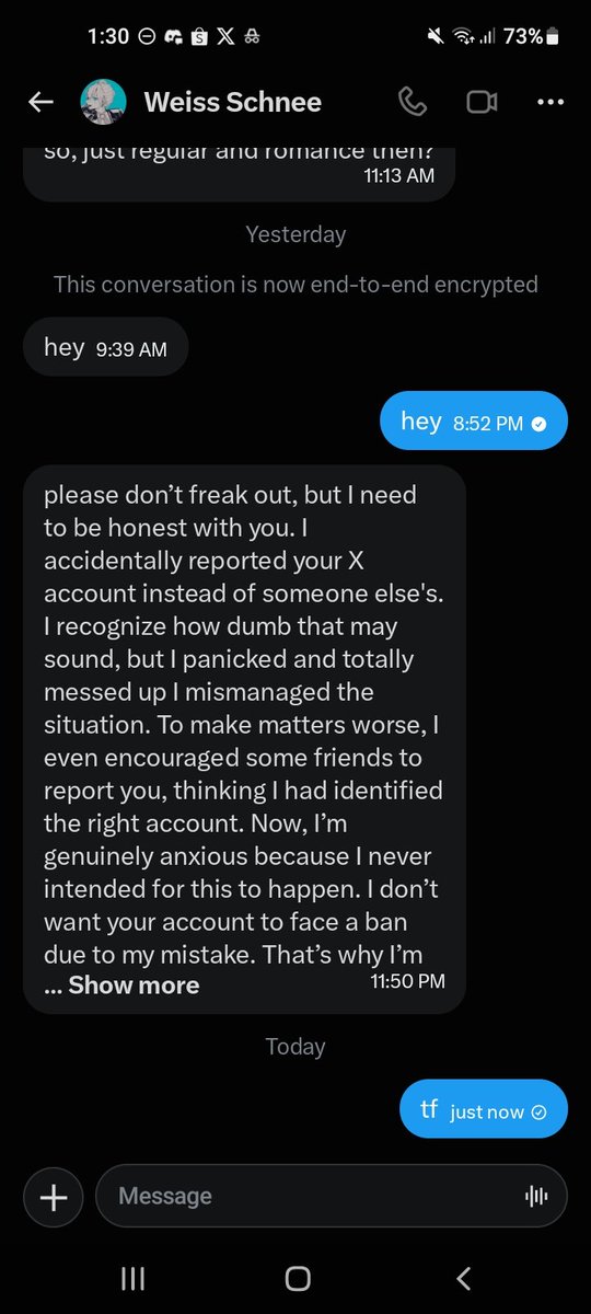 AtlesianAceOp's tweet photo. / idk if this is a scam or a hack but seems this is going around for a while

Stay safe. https://t.co/BsUQpDVQoO