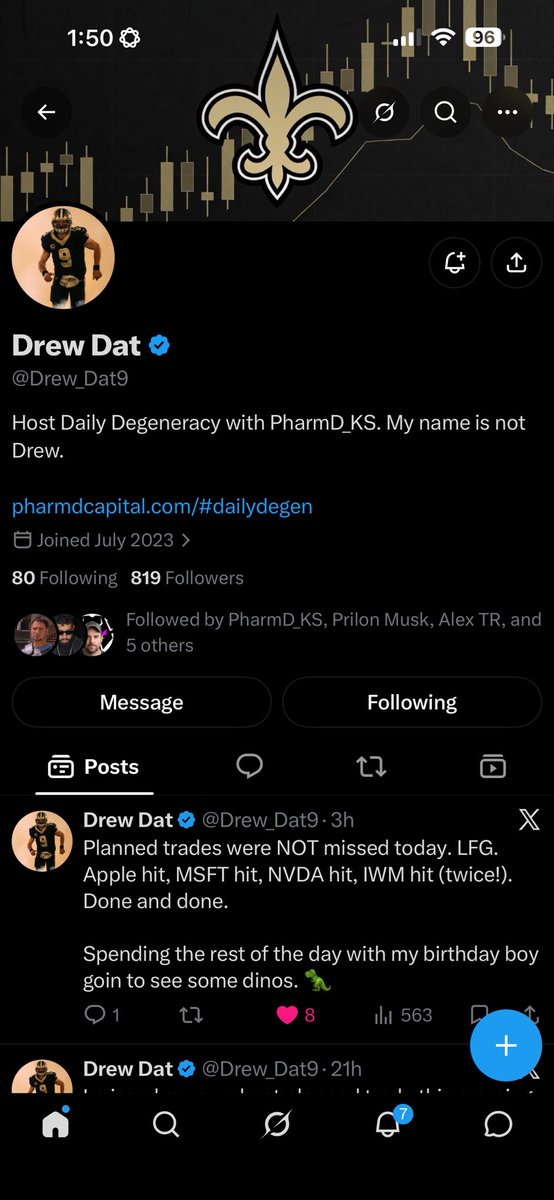 satyrhamza's tweet photo. @Drew_Dat9 Is the follow button turned off or is my app just buggin https://t.co/onqUfAzzo7