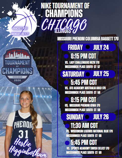 HesHiggs20's tweet photo. Excited to hit the court one last time with Missouri Phenom Columbia Baggett 17U in Chicago!
Last One. Best One! 
@MissouriPhenom @dbaggs3 @LinnWBB @CentralState8 @ProspectShowcse @JrAllStarBB @PGHMissouri @CalebThomas33 https://t.co/g9XypkI0n6