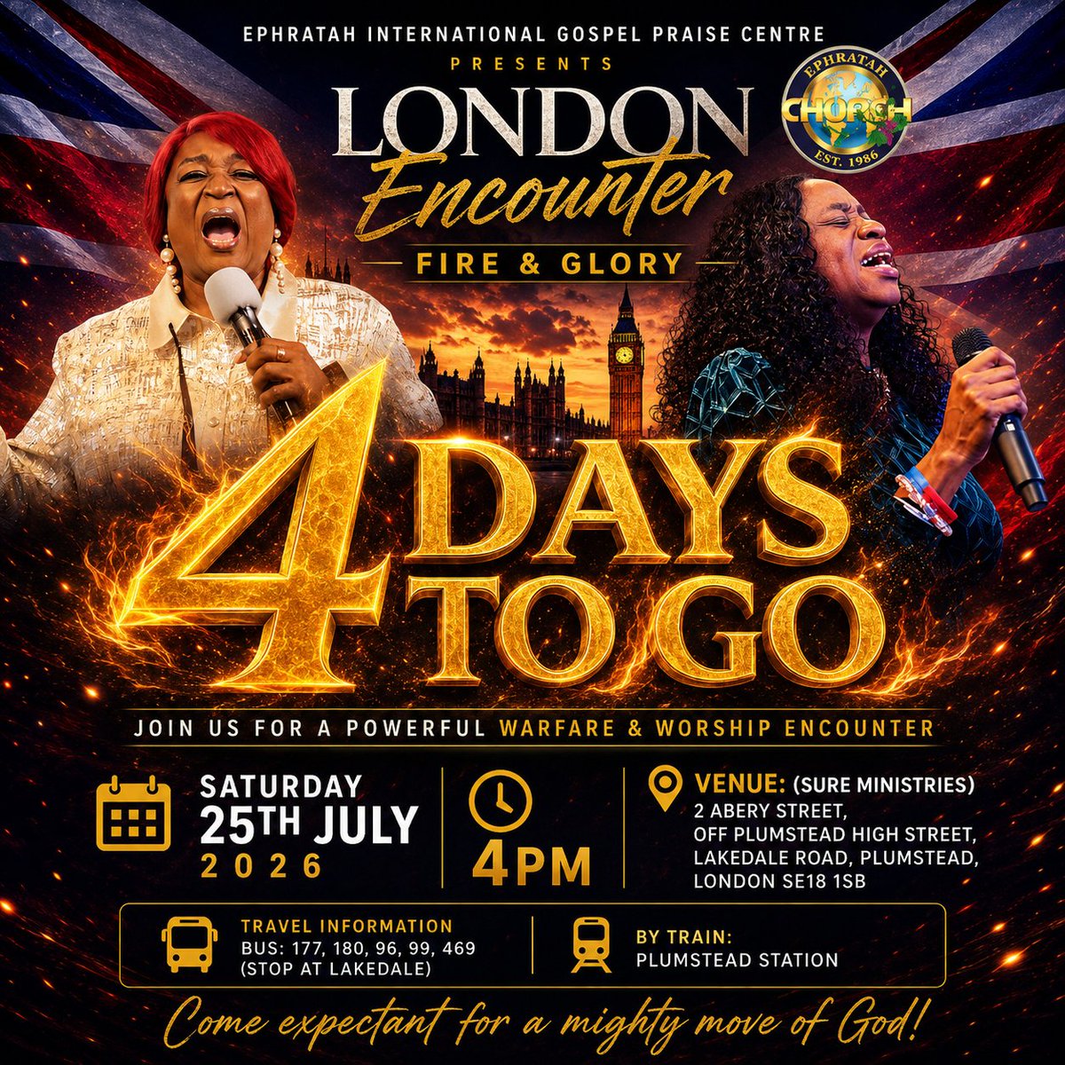 PraiseTalkShow's tweet photo. Where worship rises, fire falls, and glory is revealed

Continue to pray for Fire and Glory 🔥🔥🔥

See you there🔥🔥🔥 #london #uk #christiancommunity #christians #EphratahChurch https://t.co/4i9uNbEMKr