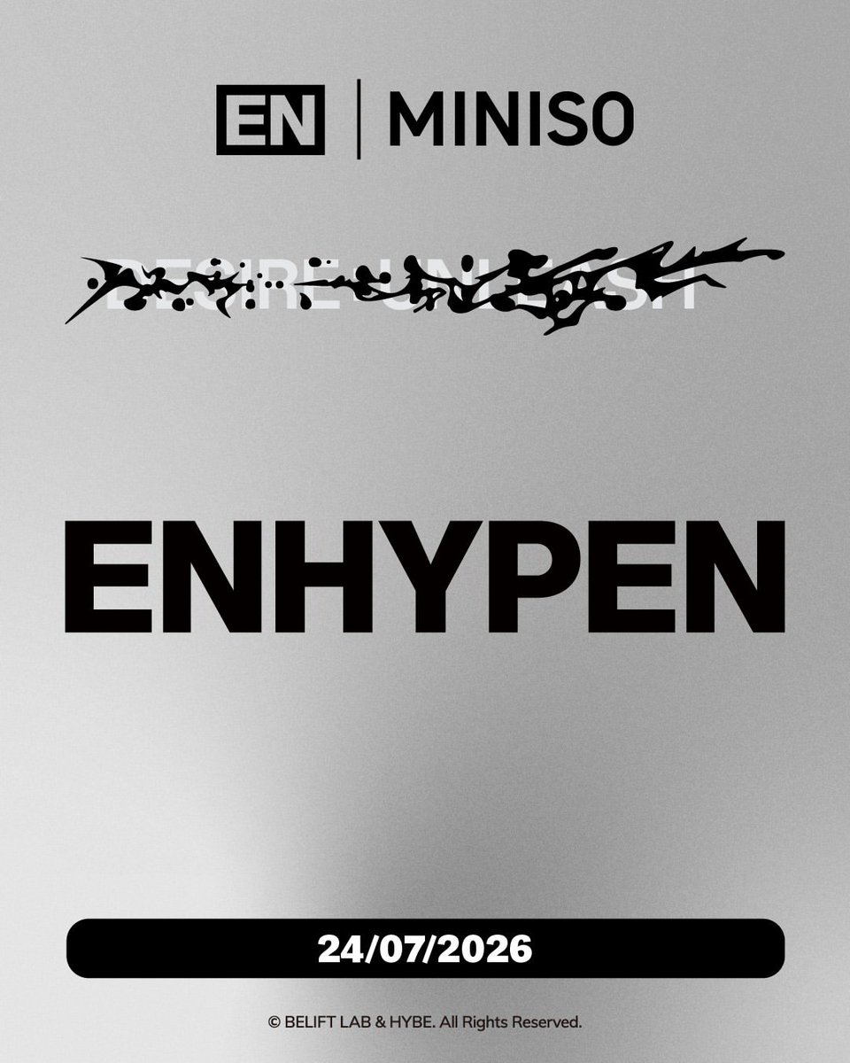 gauzeproxy's tweet photo. 「OPEN PROXY」
MINISO ×  ENHYPEN

📅 07/24 and 07/25
🛒3€ each items
💳 paypal ,Revolut, Wise 
📦domestic shipping , Vinted, and ww 

#EN #ENHYPEN
#PARIS #MINISO https://t.co/MAFmE5bBVb