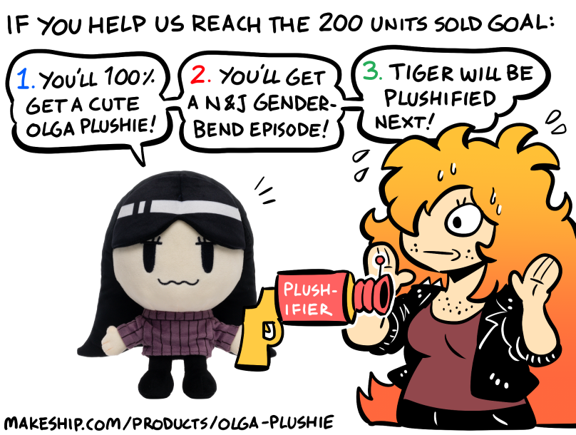MarkoRaassina's tweet photo. We're getting closer to the goal! With your help we can push it through and then, Olga will activate the Plushifier! https://t.co/2rhwFLOz93