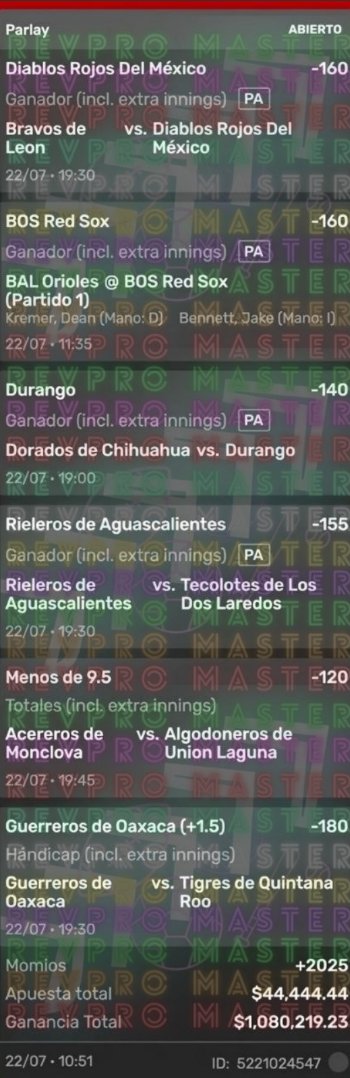 RevMasterPicks's tweet photo. Vamos ahora con la bomba de Gallito Vip!!!

Ese millon de pesos puede ser tuyo! https://t.co/4R6mkHNhfy