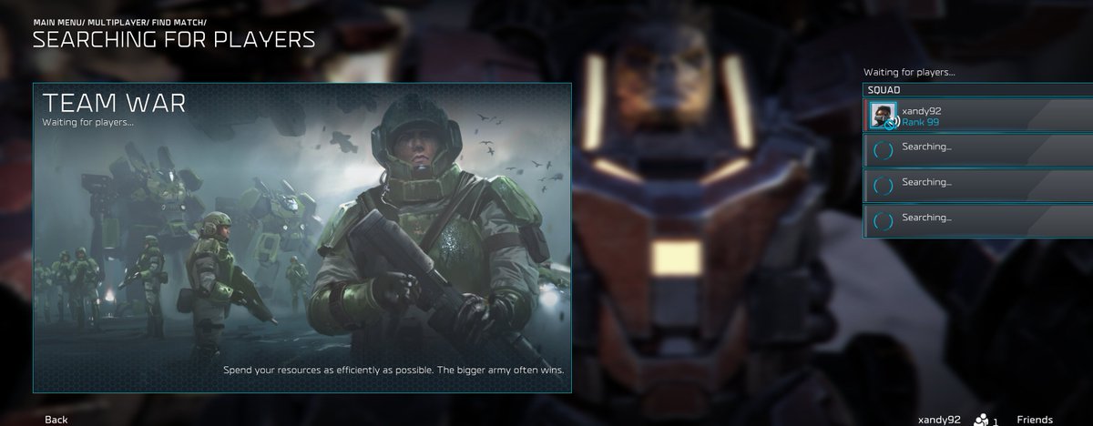 TeamRespawnTV's tweet photo. Halo Wars 2 is currently down. You search forever without finding a match. https://t.co/Jzn0DswjPT