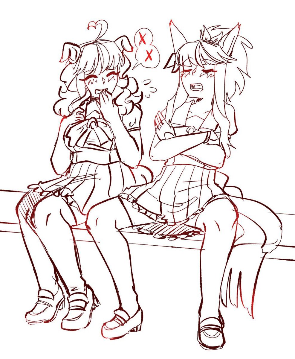 ShUWUrka's tweet photo. #Umamusume #oc #ocdrawing https://t.co/pFqtoil1DI