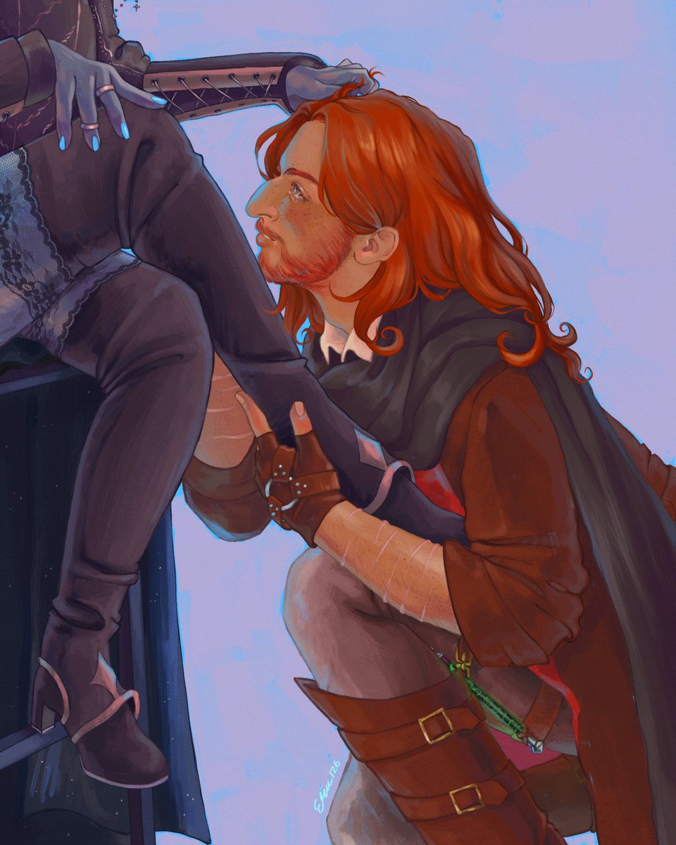 lojonespng's tweet photo. ✨️#shadowgast✨️ inspired by cosplay by @sora5OO5 and @manulysart 
#criticalrole #criticalrolefanart #calebwidogast #essekthelyss https://t.co/1JzdMj3clt
