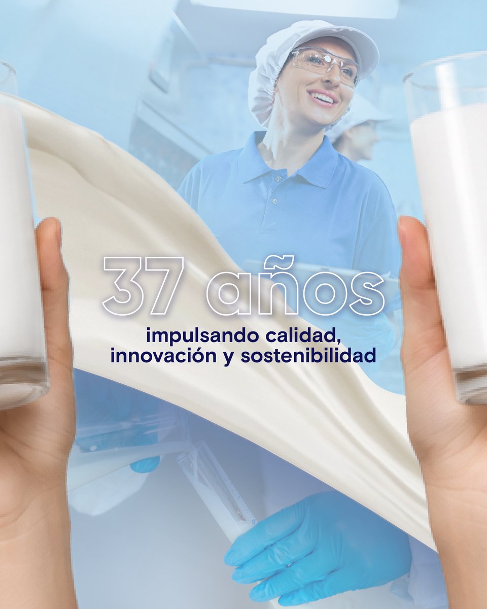 asoleche's tweet photo. ¡Celebramos 37 años de historia, pasión y compromiso con las familias colombianas! 🥛✨ https://t.co/DhsMb1FEuC