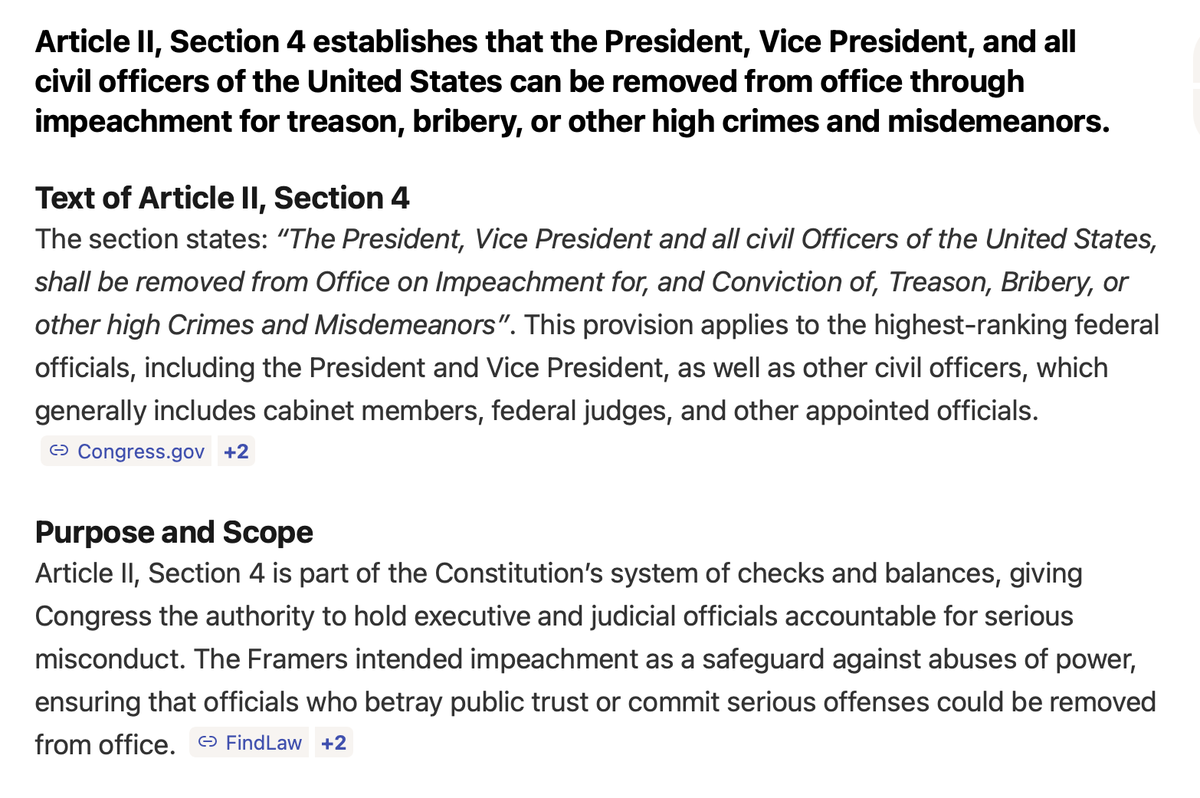Msdesignerlady's tweet photo. @Rep_Stansbury There is plenty of evidence already.
Invoke #ArticleIISec4 https://t.co/PqOc6RK9MO