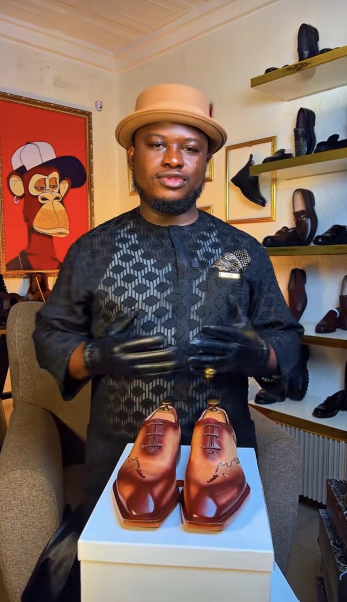 willinilli024's tweet photo. This shoemaker said this shoe goes for 70million naira. Is it worth the price? https://t.co/JHpBnqtHbu