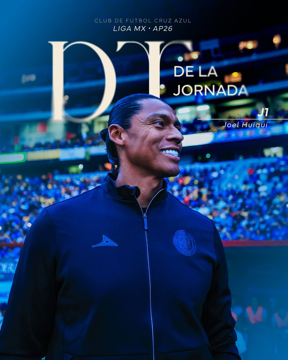 CruzAzul's tweet photo. Regresando un poco a la jornada 1, la @LigaBBVAMX colocó a dos jugadores en el Once Ideal: 

➡️ Jeremy Márquez. (Jugador de la jornada) 
➡️ Charly Rodríguez. 

Además Joel Huiqui fue nombrado el mejor DT de la jornada. 

¡Sigamos creciendo juntos! 💙 https://t.co/vdy4nduVcj