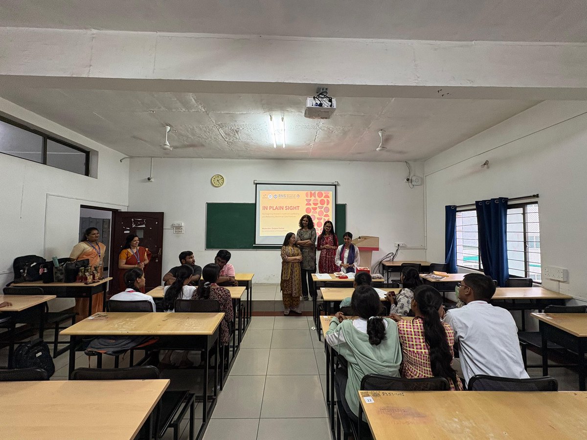 rnsitmca8421's tweet photo. Meaningful conversations. Greater awareness. Lasting impact. 🌸
The Department of MCA, RNS Institute of Technology, successfully conducted "Reimagining Women's Health", fostering awareness, openness, and well-being.
#RNSIT #RNSITMCA #WomensHealth #Awareness #Empowerment https://t.co/A6IepSpqDD
