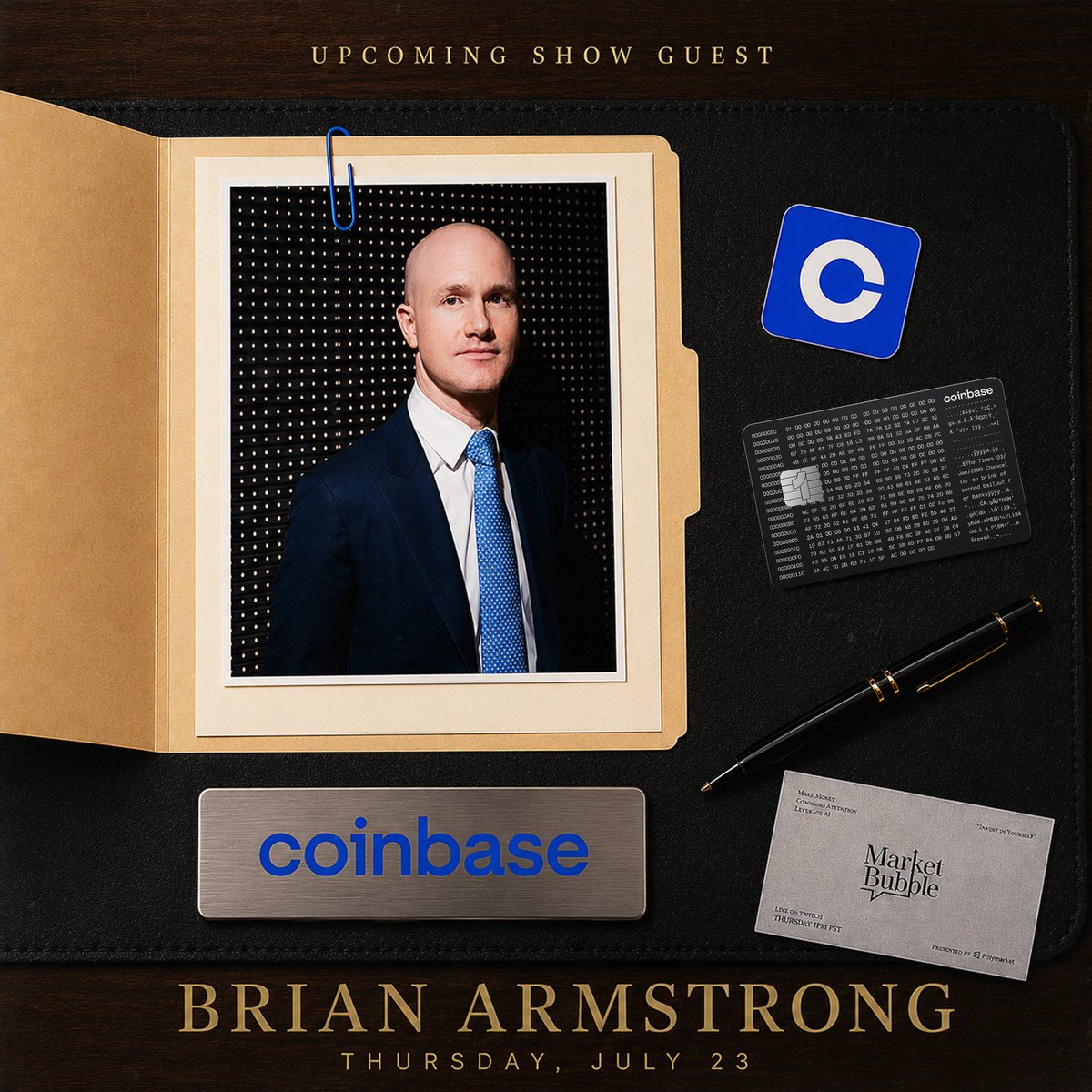 MarketBubble's tweet photo. Now loading…

Brian Armstrong, CEO of Coinbase

Thursday, July 23rd, 3:30pm PST https://t.co/iHaRTX2Cik