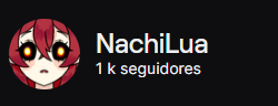 NachiLua's tweet photo. GENTE GRACIAS POR ESE 1K EN TWITCH nunca pensé llegar a tanto, la vdd, ojala no se acuerden de la promesa q hice hace 2 años https://t.co/MA6nai9Q0R