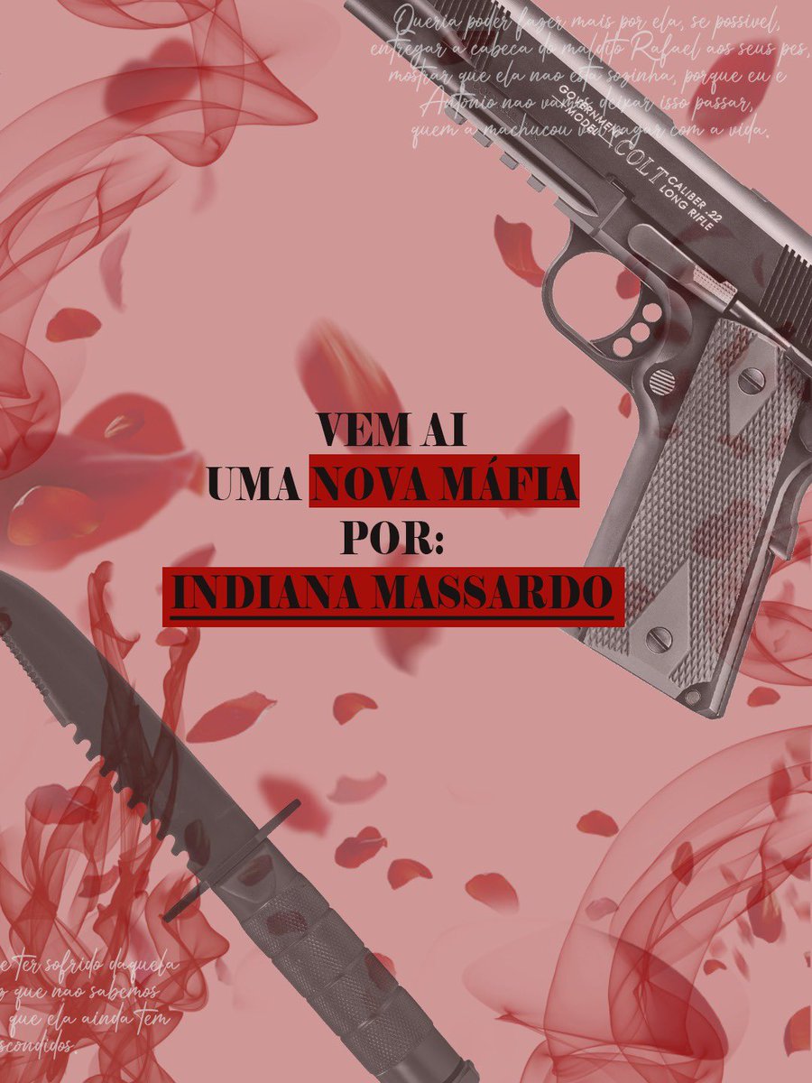 IndianaMassardo's tweet photo. Meu próximo lançamento é um trisal de máfia onde a nossa mocinha está atrás de vingança e vai contar com a ajuda de dois mafiosos 😍❤️
VEM AI
AEDM
me siga para não perder esse lançamento 🚀 https://t.co/Jb6LGd29HQ