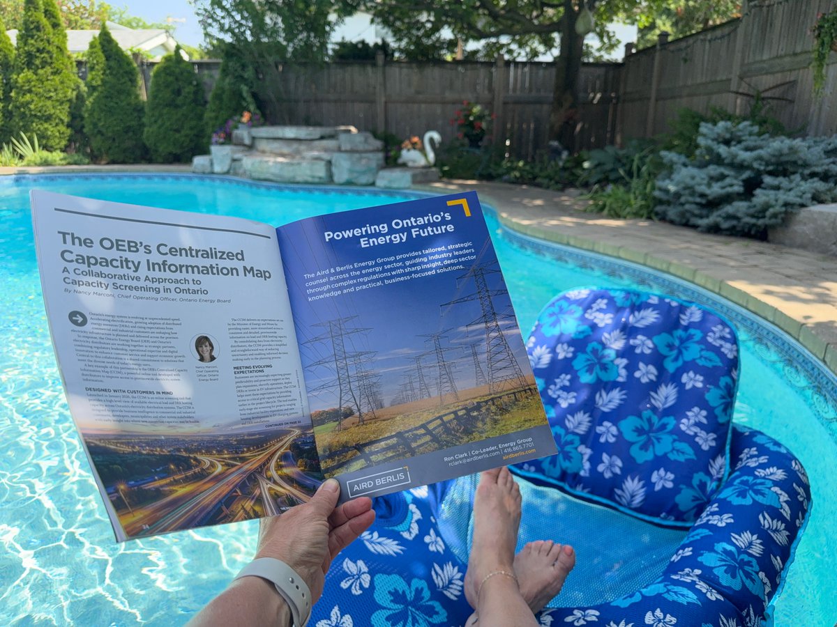 EDA_ONT's tweet photo. Ontario’s heatwave may be over, but it’s still a great time to grab a Distributor and dive in to a good summer read!
 
Inclement weather on the mind? Check out iGreenTree’s article that looks at how LDCs are prepping the grid for unpredictable weather.
 
Read that story, and many more, here: https://t.co/6sHz1IsE7P