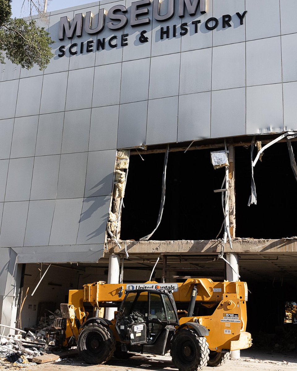folioweekly's tweet photo. "The demolition of Jacksonville’s beloved Museum of Science and History is officially underway, and it’s bittersweet. The museum’s closure is like watching your kid go off to college."

The DeMOSHlition
Words by Chandler Thompson, photos by Michael Teal
https://t.co/dU7oHdKZCQ https://t.co/a5YpW5rGRo