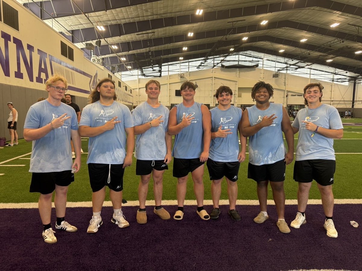 hunter_dotson50's tweet photo. I’m blessed for the opportunity to compete and learn from the best at Camp Impact. I want to thank all of the coaches at camp, as well as every coach who has helped me get to where I am today. I’m incredibly grateful and honored to be named the OL Camp MVP! https://t.co/PaM7wuQ2yC