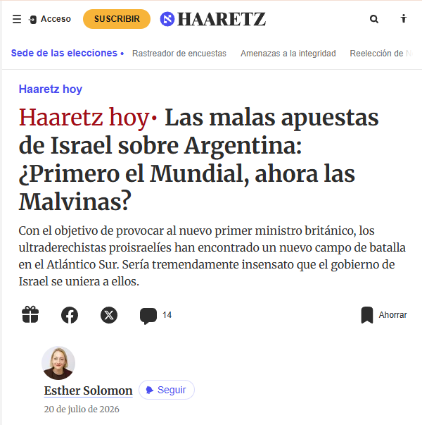 MorenoVuelve's tweet photo. La izquierda en Israel dice que la derecha israelí planea operar a favor de devolverle las Malvinas a Argentina https://t.co/ILpgBEZ14R