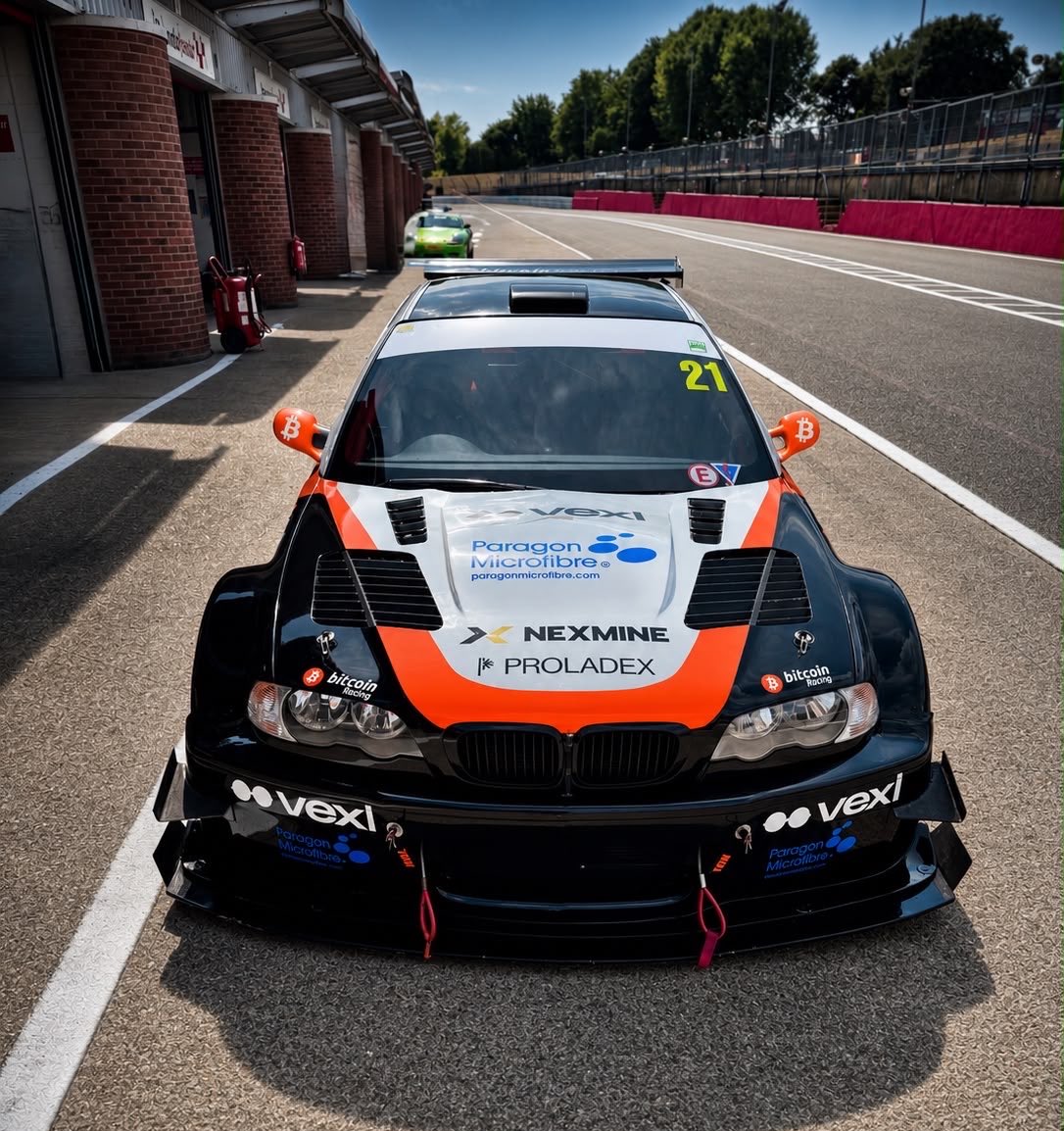 bitcoin_racing's tweet photo. Great day of testing in the books today.

We’re racing on the 1st and 2nd of August in the thunder saloons at Brands Hatch 🚀

If you’d like to come along for the weekend, you’re invited! https://t.co/Zonj4zmB7T