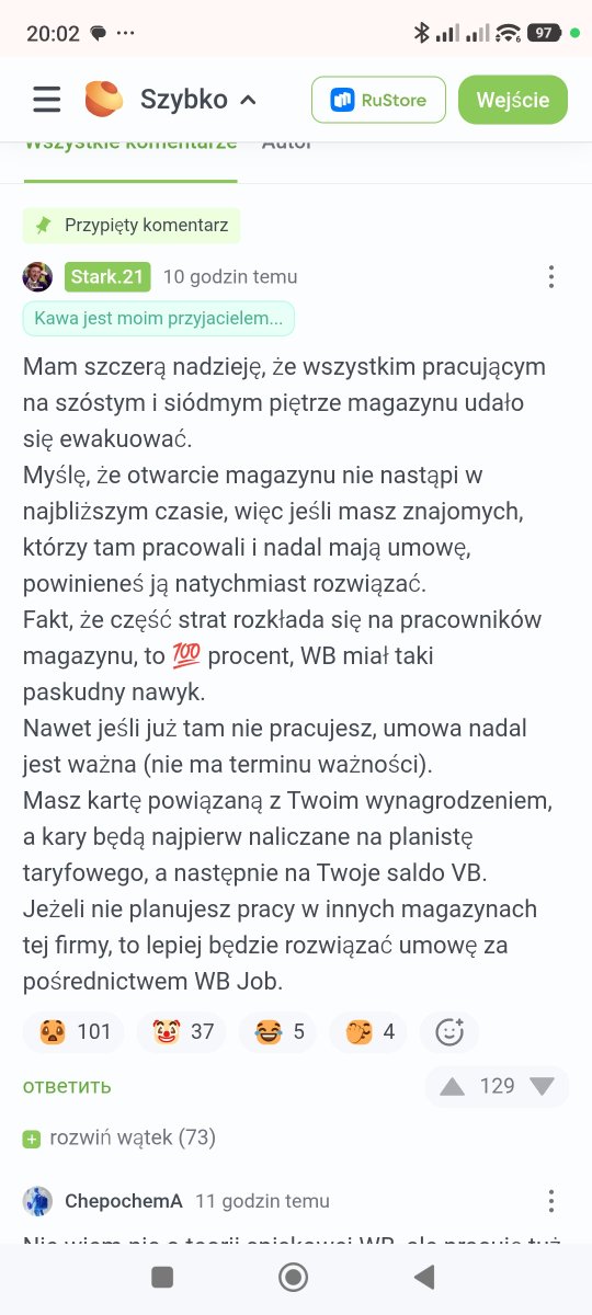 1nar_s's tweet photo. @AryoSomeGumul tak zapędziłem sie na ruski wykop. Nie wiem czy dobrze zrozumiałem ale oni chcą pracowników pociągnąc za straty w toearze? https://t.co/YTa8CkkItl
