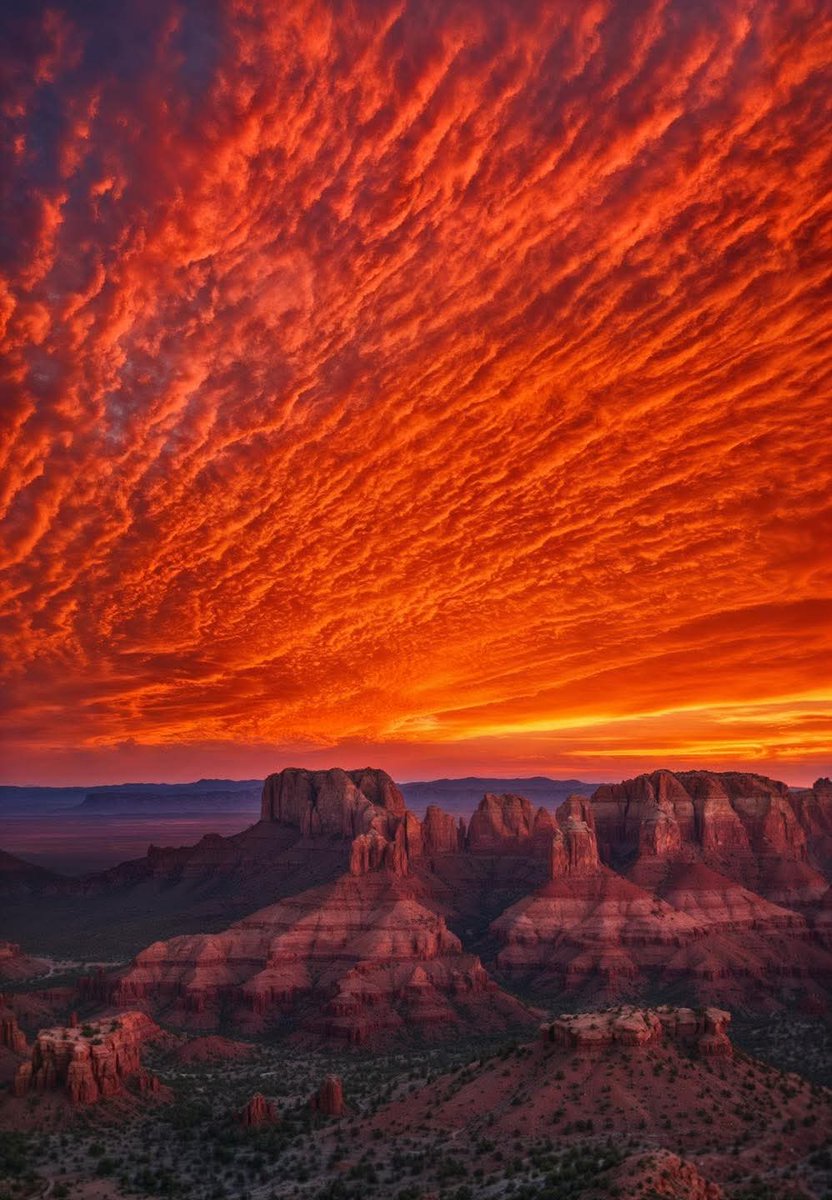 nature_c2ngn's tweet photo. Epic Sunset in Sedona, Arizona 😍😮 https://t.co/Q6iIzRZPwr