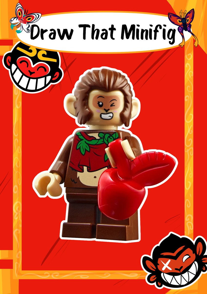 LMKCommunity's tweet photo. #Drawthatminifig #Lmkcommunity #lmktwt #legomonkiekid
Week 3!
Sister Monkey from 80024 The Legendary Flower Fruit Mountain https://t.co/rUwxXiqalz