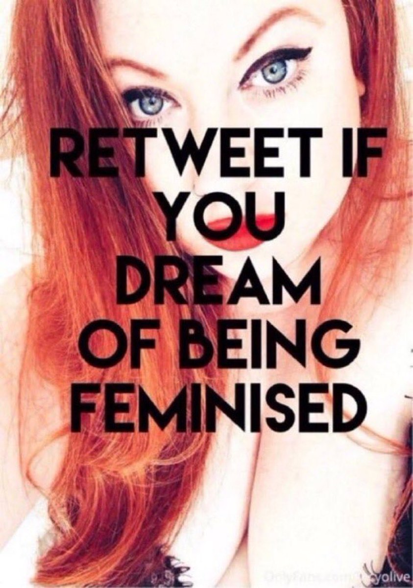 GoddessKulture0's tweet photo. Retweet if you dream about being fully feminized and living as a girl 24/7🎀 https://t.co/KIH3vJbFX4