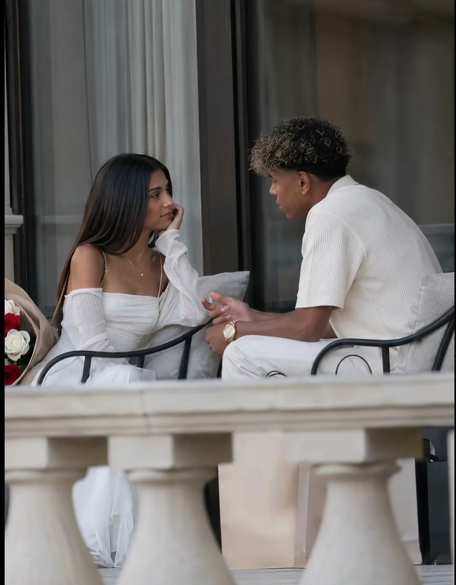 AthleteVanity's tweet photo. Lamine Yamal and Ines Garcia 🥹❤️ https://t.co/rVhuB31n3H
