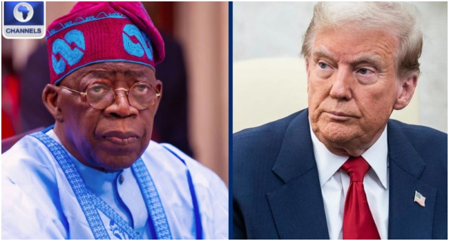 channelstv's tweet photo. ‘I Appreciate Your Decisive Leadership,’ Presidency Reveals Text Of Trump’s Letter To Tinubu

The presidency said that in a letter to Tinubu, Trump applauded the President’s resolve “to tackle the issues plaguing Nigeria, especially the violence affecting Christian communities”.

https://t.co/zlMEvhOrhl
