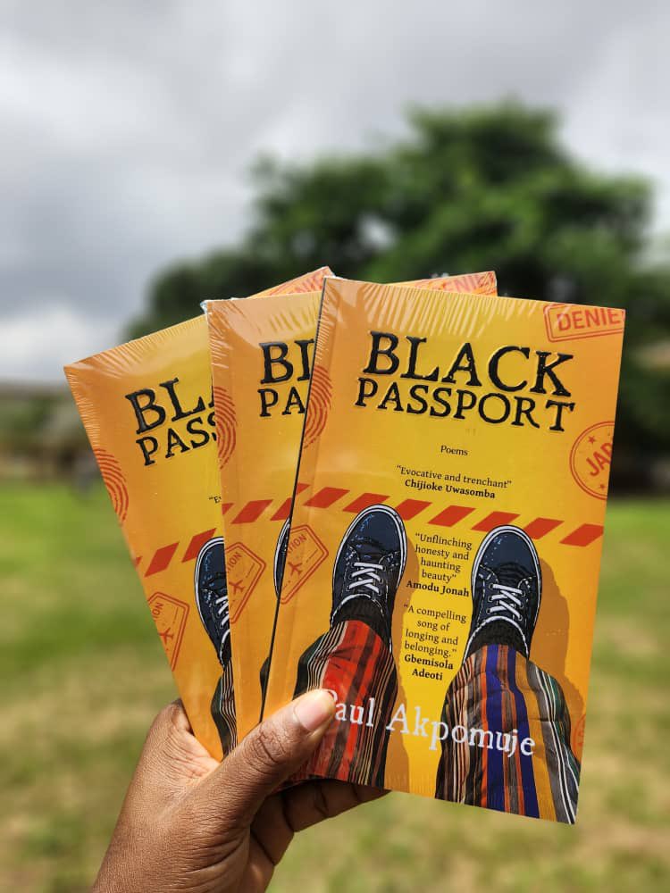 TBLNG_Press's tweet photo. Black Passport by @AkpomujeP is now available at @Rovingheights, @heych_books and other bookstores nationwide.

Let your favorite bookstore know you want a copy today.
Your sign to read more poetry is here

It's a collection you don't want to miss out on.

#blackpassport https://t.co/OUejMjadCi