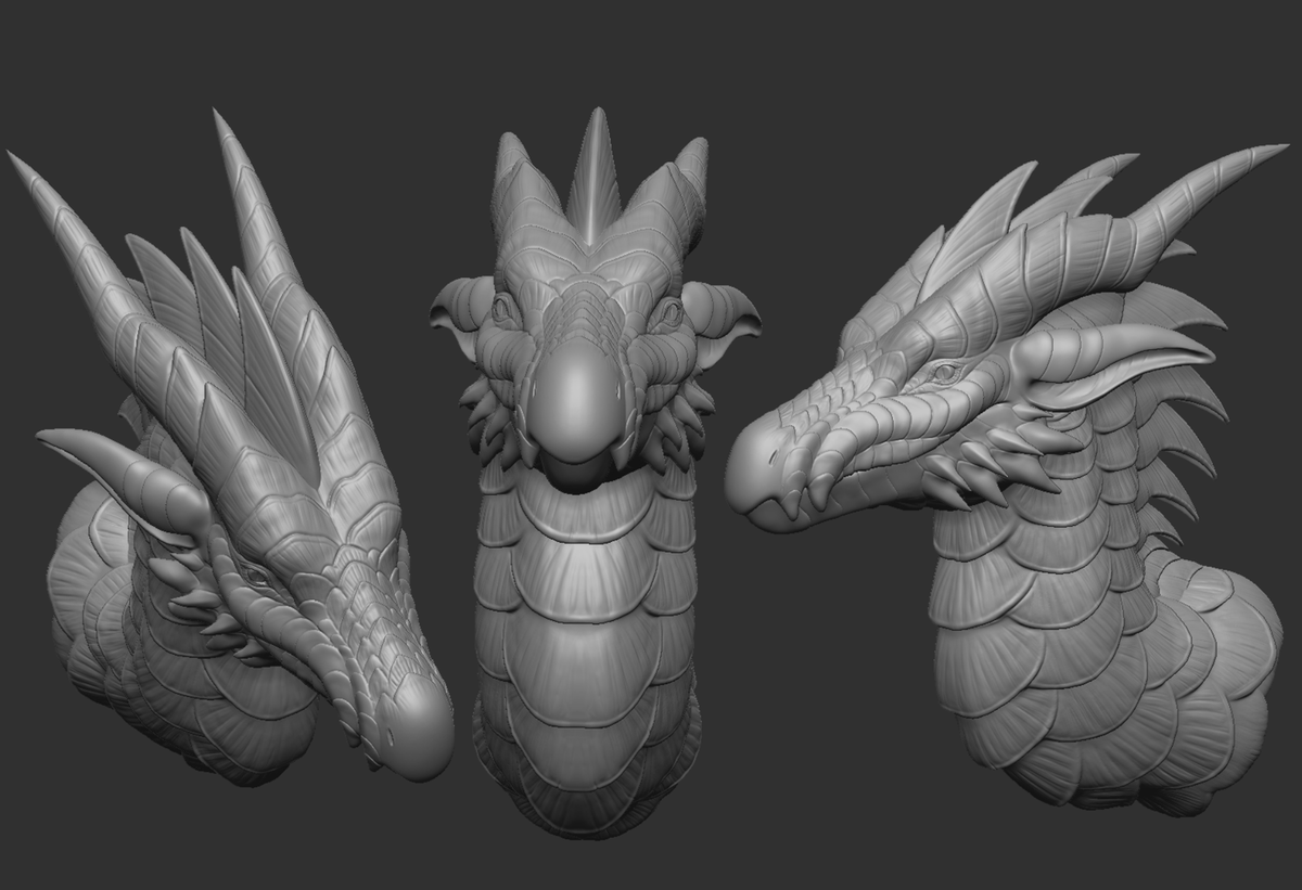 Avocadosaur_'s tweet photo. Second artfight attack! A dragon this time, was about time I try my hands at sculpting dragons haha

#artfight #dragon #3Dart #Zbrush https://t.co/AqH5sqpVZN