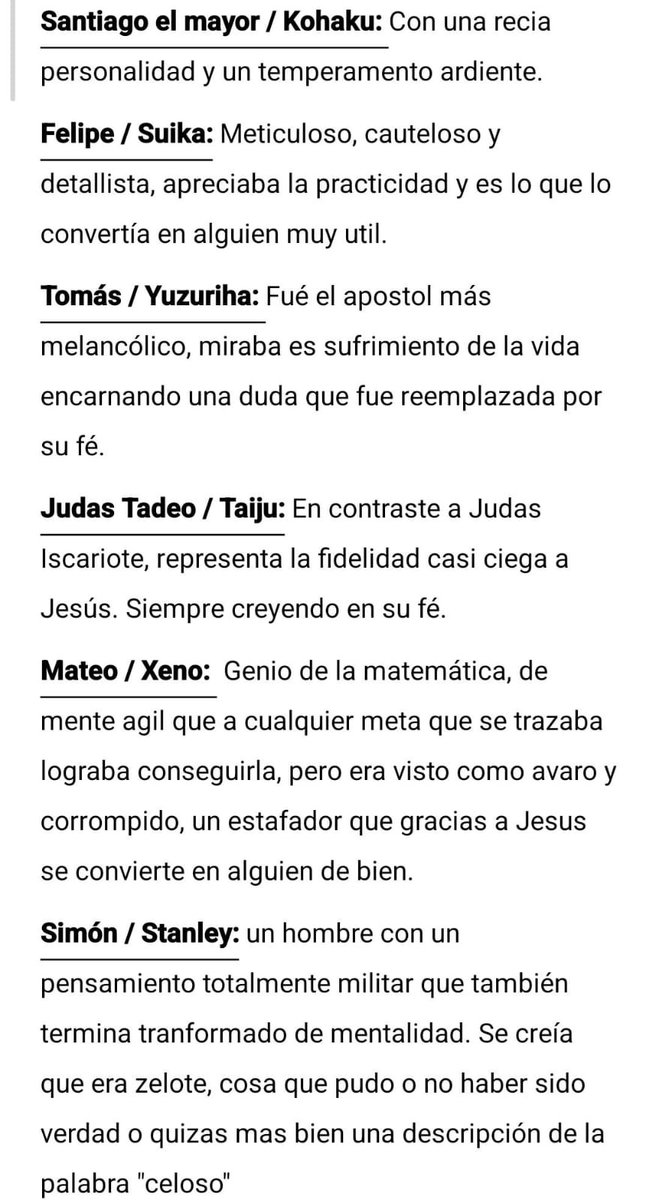 Mar_c_stone's tweet photo. Les dejo mi interpretación del último arte oficial y la última cena!! :D

Primero que personaje es cada apóstol y luego una descripción de las personalidades de los apóstoles.
Haya sido coincidencia o no me pareció bastante acertado (todo desde mi punto de vista obviamente) https://t.co/ZX6yESgSyY