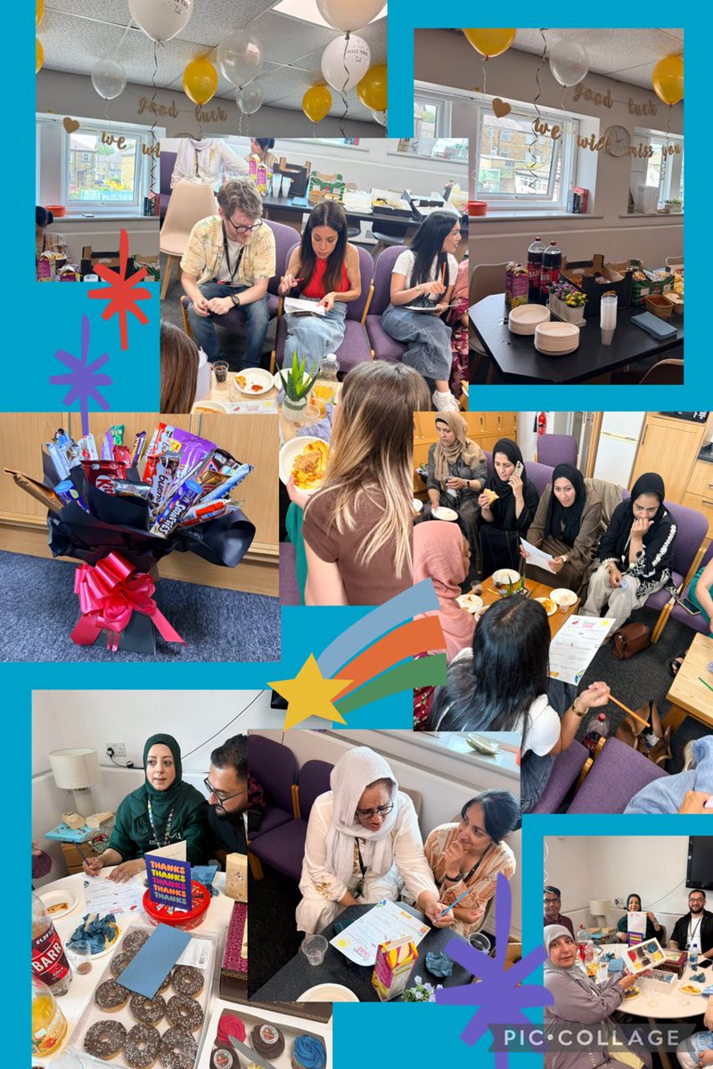 MarshfieldPS's tweet photo. What a year it’s been! Today our staff enjoyed an end-of-year Summer social and took part in a fiercely competitive but fun quiz! A brilliant way to celebrate another successful year! #Teamwork #Endofyear #MPSwellbeing 💚🤩 https://t.co/4p8euTDCWU