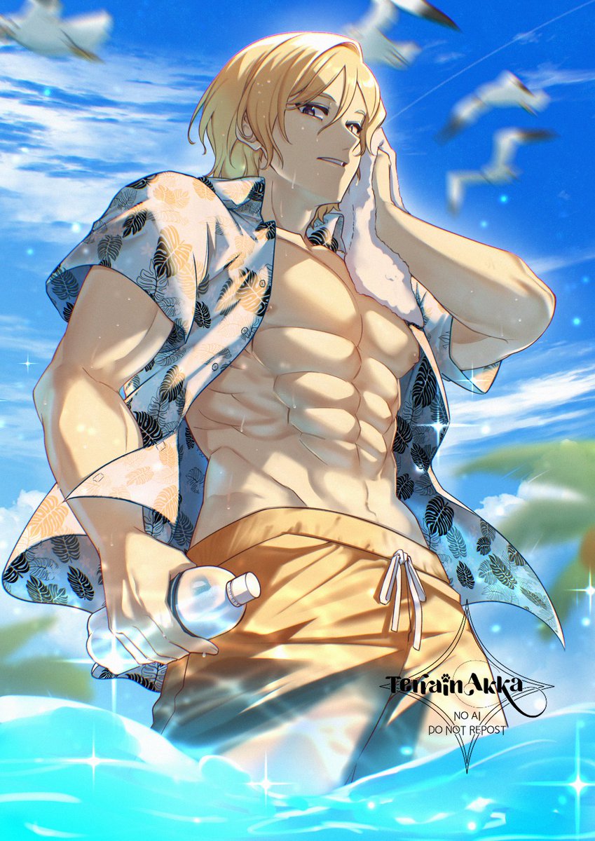 TerrainARTka's tweet photo. It's summer time ft. Arashi ✨✨  

#terrainOCs #OC https://t.co/5oeDw95mJi