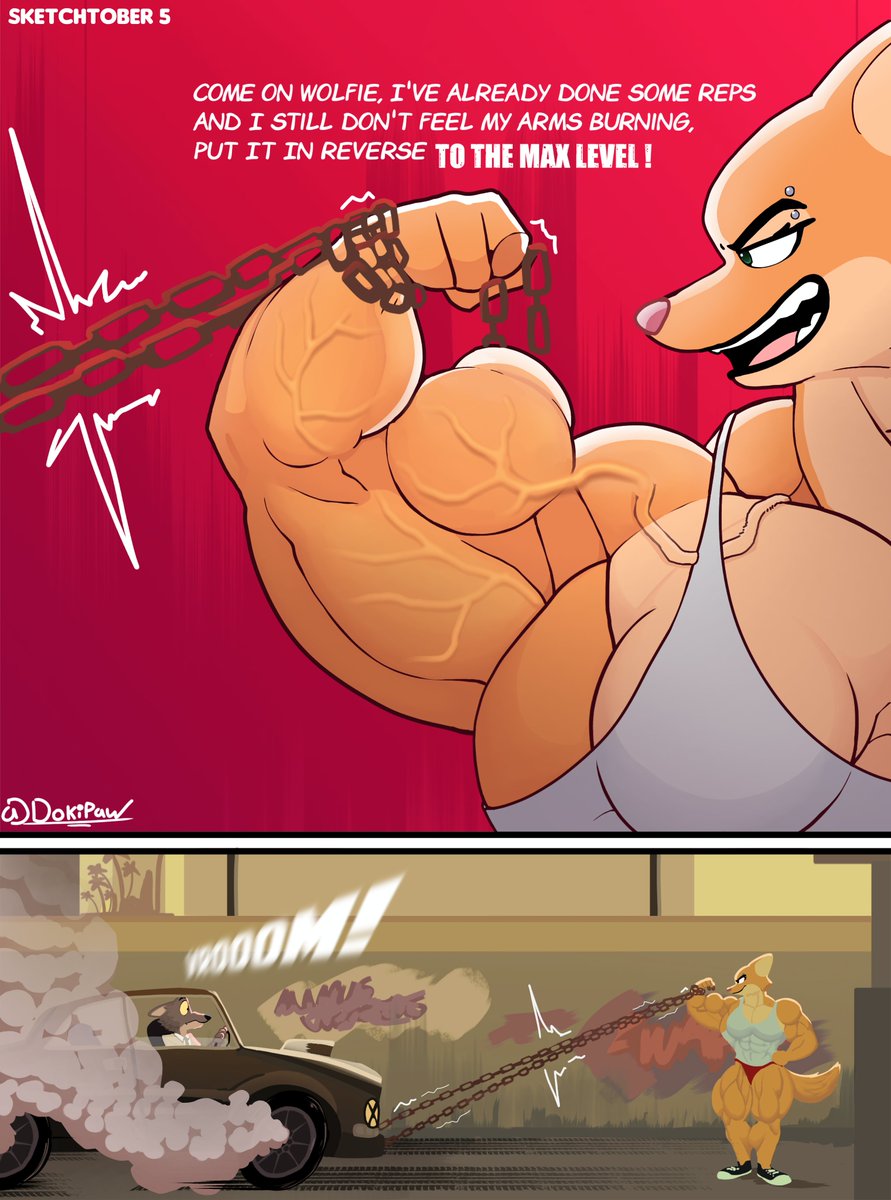DokiPaw's tweet photo. Training With The Mr Wolf Car 🔥💪 https://t.co/Rrzi6onlZn