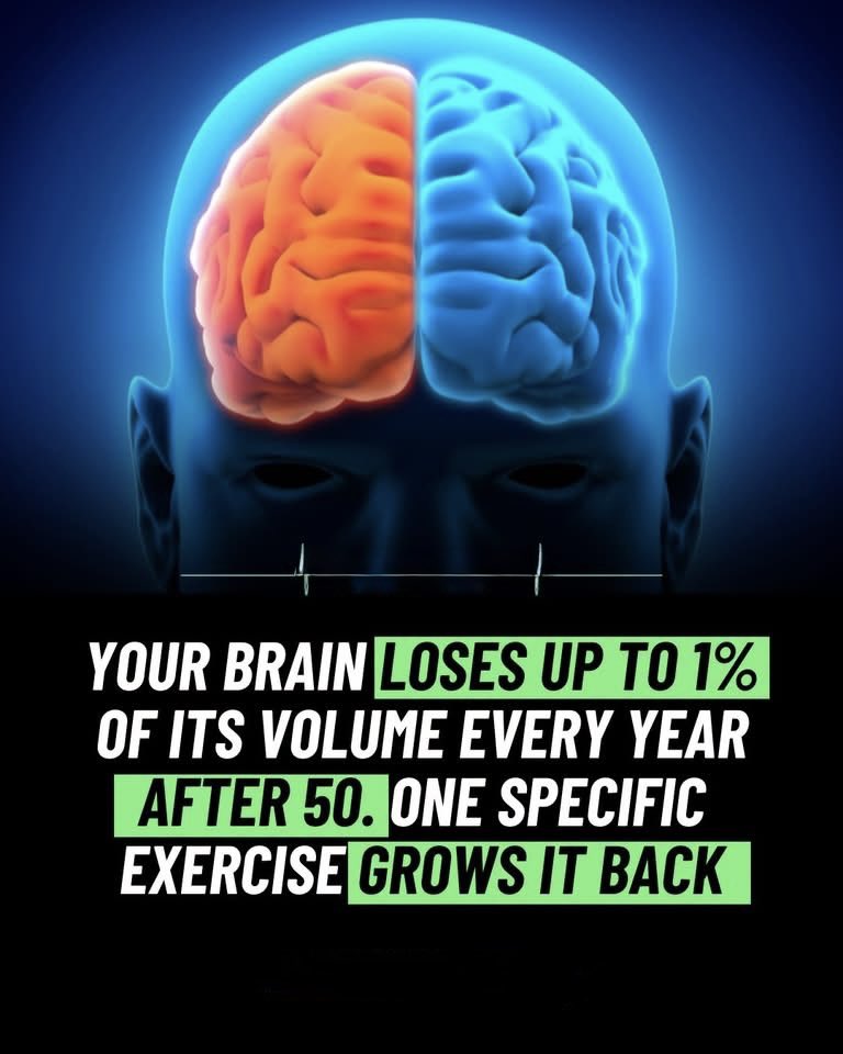 NextScience's tweet photo. 🧠 This Simple Habit Could Help Keep Your Brain Young

Scientists found that adults over 55 who did regular aerobic exercise for one year actually increased the size of the brain's memory center, helping reverse about **1–2 years of normal age-related brain shrinkage.
The best part? You don't need intense workouts. Even regular aerobic activity can help improve brain health and may lower the risk of memory decline.

Source: Erickson, K. I., et al. (2011). Proceedings of the National Academy of Sciences (PNAS).

💬 Read the comment to see which exercises can help!