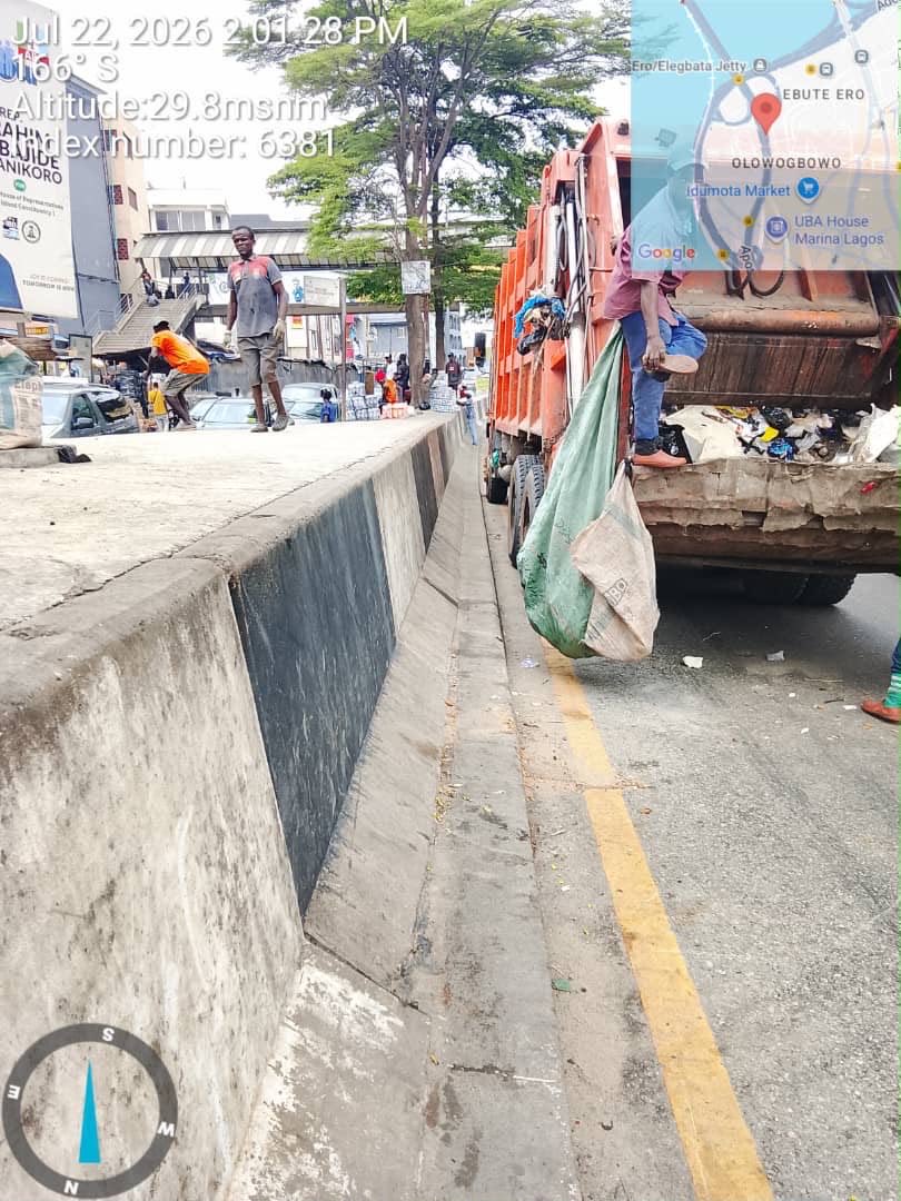 Lawma_gov's tweet photo. EMERGENCY DEEP CLEAN LAGOS | CENTRAL V DEPLOYMENT

The LAWMA Emergency Deep Clean team was deployed on 20th July 2026 to carry out an intensive cleanup exercise along the Apapa–Ajegunle corridor in the Central V Region, reinforcing our commitment to cleaner, healthier, and more livable communities across Lagos.

The operation commenced at 6:00 a.m. and lasted approximately three hours, covering key locations including Marine Beach, NAFDAC, Mobile, Agbo-Malu, Arakan Barracks, and Ashanti Barracks. The exercise focused on the evacuation of accumulated waste, clearing environmental black spots, and restoring cleanliness across these strategic locations.

The exercise forms part of LAWMA’s ongoing Emergency Deep Clean Lagos initiative, designed to improve environmental sanitation, enhance public health, and maintain cleaner road corridors across the state.

To further strengthen the efficiency of these operations, increased operational capacity, including additional support trucks for both the inward and outward corridors, will help accelerate waste evacuation and sustain cleaner public spaces.

A cleaner Lagos is a shared responsibility. While LAWMA continues to work tirelessly to clear waste black spots across the state, residents and businesses are encouraged to patronise their assigned PSP operators for proper waste collection, refrain from indiscriminate waste disposal, and play their part in keeping Lagos clean.

Together, we can build a cleaner, healthier, and more sustainable Lagos.

#LAWMACares