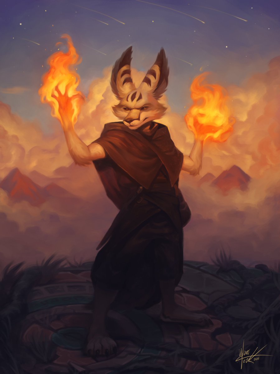 waotezk's tweet photo. I love to paint RPG characters, and I love to paint clouds; what I'm saying is I loved to make those  ❤️ https://t.co/VF68vcBcOt