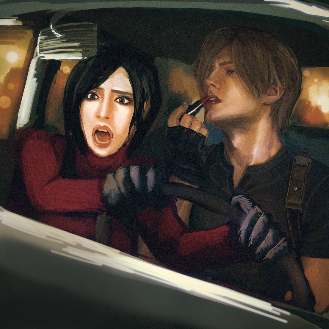 SatoVaflenskaya's tweet photo. Collab with my favorite artist
@wwyiie drew a gorgeous Ada!! I drew Leon #Leonkennedy #adawong #ResidentEvilㅤ #digitalartㅤㅤㅤㅤ #art #artcollab https://t.co/KM8BtTqasn
