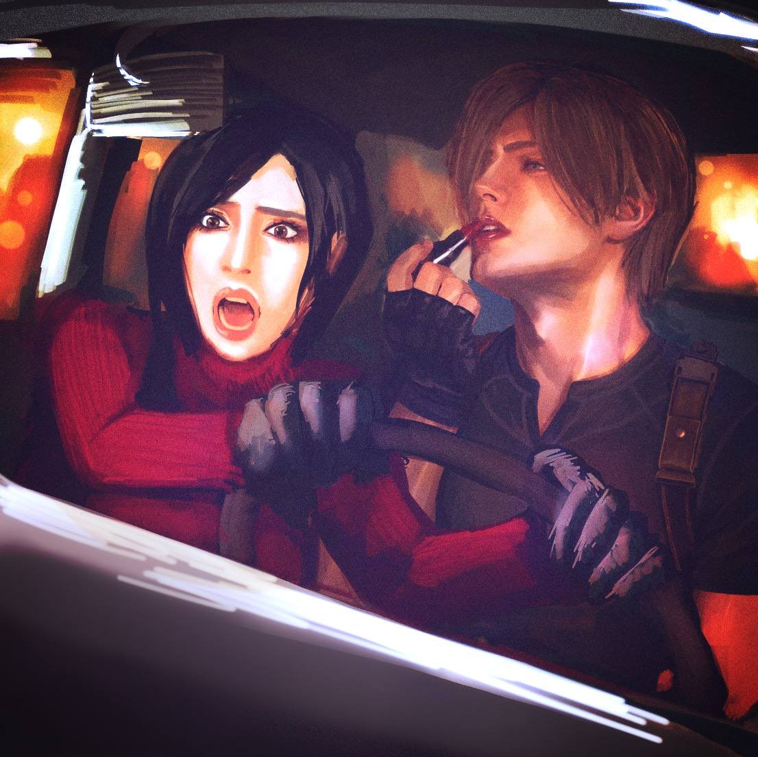 SatoVaflenskaya's tweet photo. Collab with my favorite artist
@wwyiie drew a gorgeous Ada!! I drew Leon #Leonkennedy #adawong #ResidentEvilㅤ #digitalartㅤㅤㅤㅤ #art #artcollab https://t.co/KM8BtTqasn