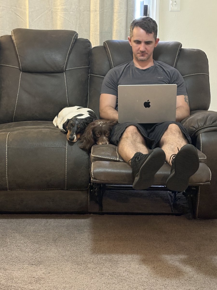 Tyler_Burnworth's tweet photo. The boys keeping me company while I #amwriting military scifi.

It's a Wednesday that feels like a Monday. https://t.co/ja323t2pjg