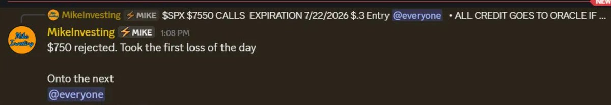 ecarter2020's tweet photo. I was kicked out of this discord a month ago after the first 2 alerts failed. I simply said, It appears another Oracle Loss.... bam kicked out of a life time subscription.
@MrMikeInvesting https://t.co/JZ91m5vZ0X